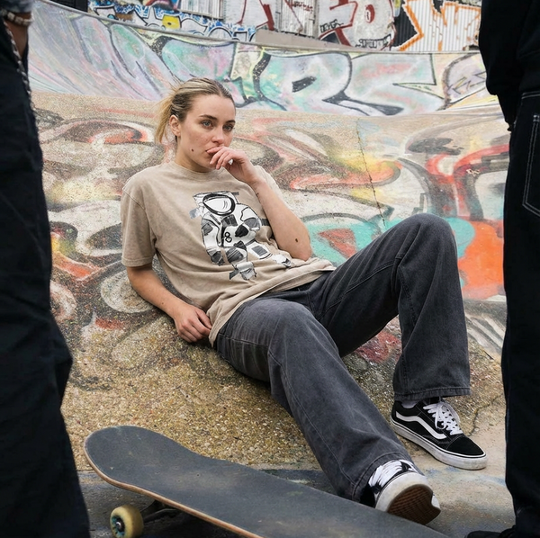 Sophie Chilling in The New Tee