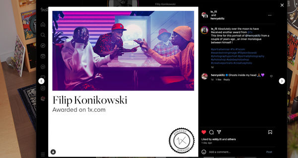 Filip Konikowski portrait of Henry Skillz — artistic duality Melbourne photography