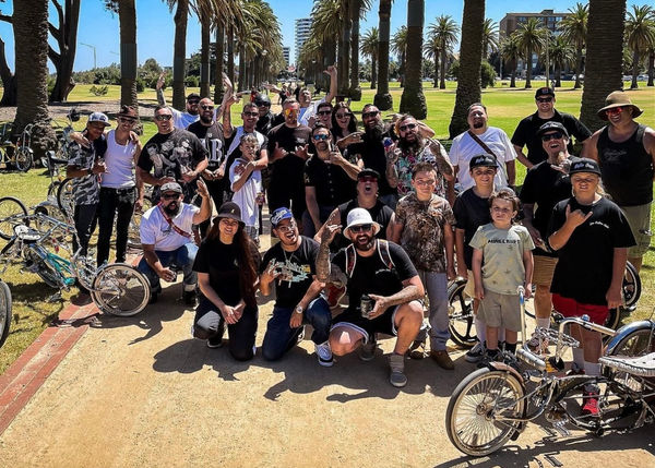 Low Ballers Mafia custom lowrider bike, Melbourne custom culture