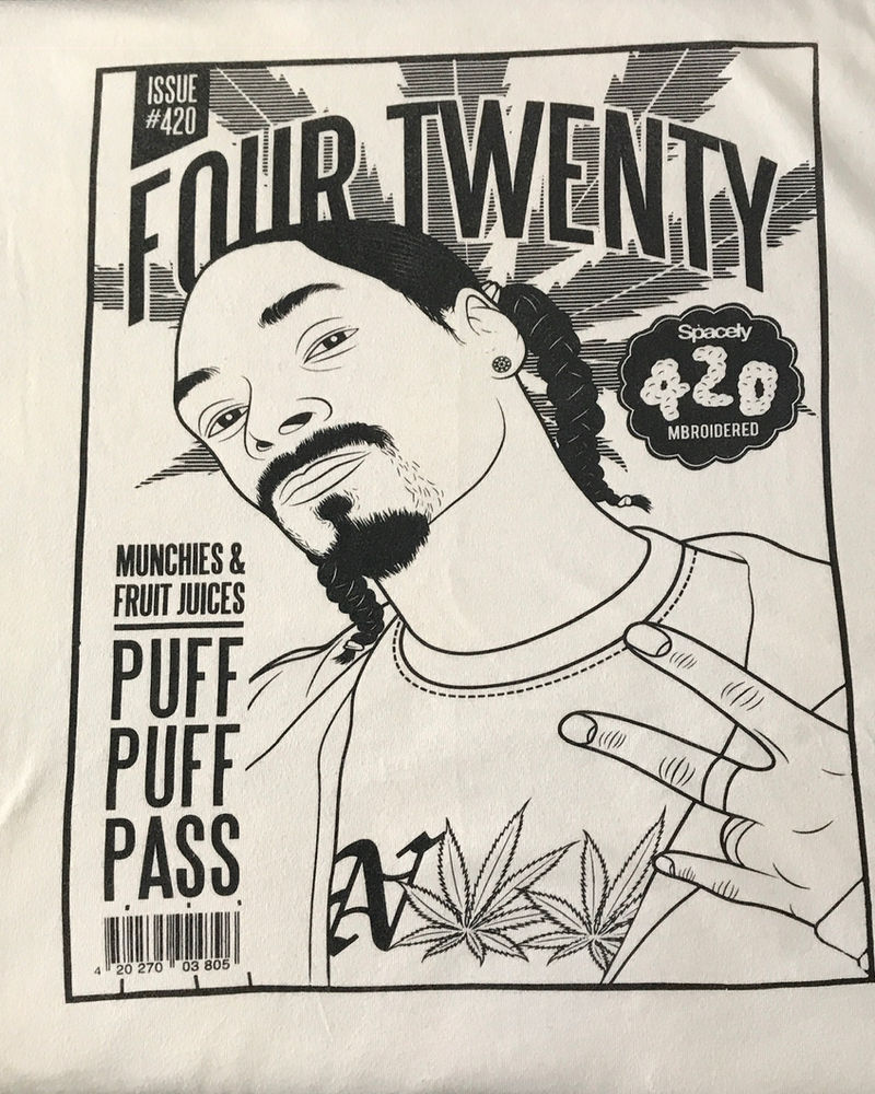 Four Twenty poster artwork illustrated for Spacely