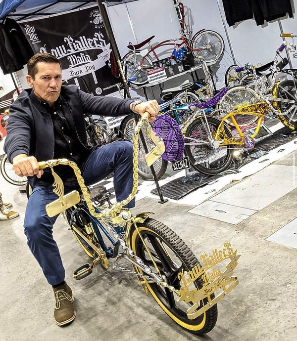 Low Ballers Mafia custom lowrider bike, Melbourne custom culture